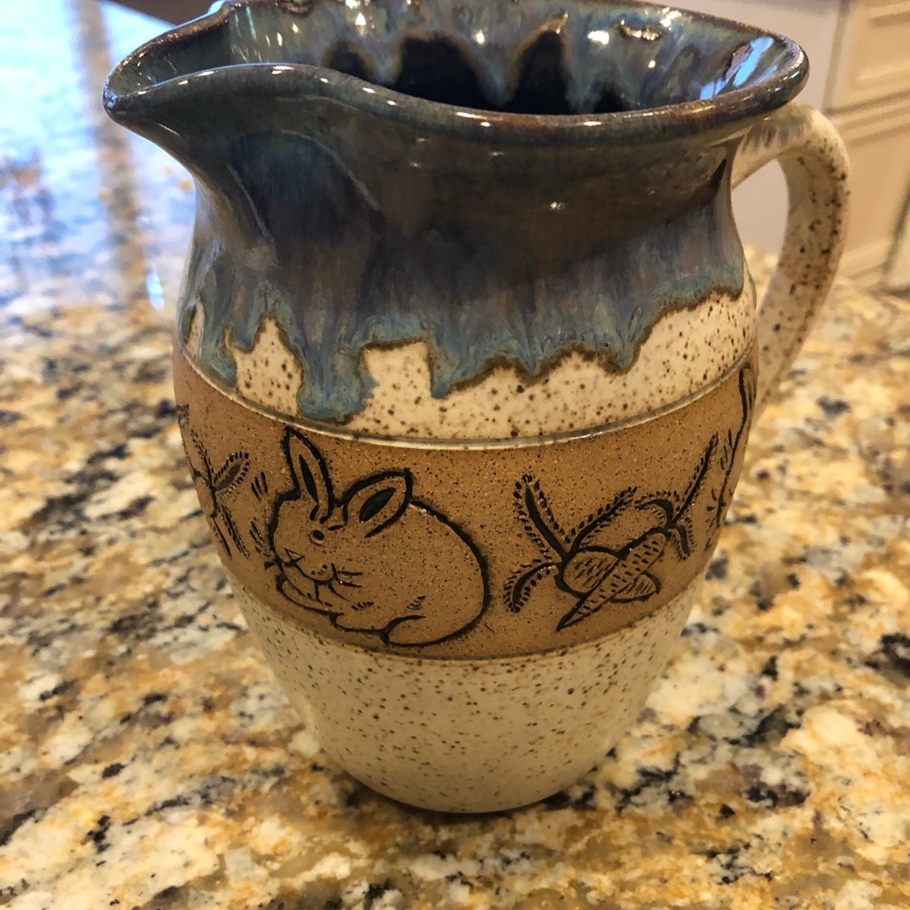 Small Decorative Pottery Pitcher